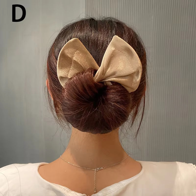 Fashion Magic Twist Clip Lazy Headband Hair Braider Curler Bow Barrette Elegant Donut Bun Maker Tool Scrunchies Hair Accessories