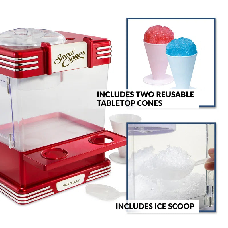 Retro Single Countertop Snow Cone Maker