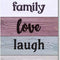 Home, Family, Love, Laugh, Live, Happiness Home Signs House Decorative Plaques Wall Art Kitchen Signs House Decoration Welcome Signs 12" X 6"