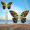 Wind Chimes Outdoor Wind Chimes Butterfly Wind Chimes Butterflies Decoration,Windchimes Unique Outdoor Memorial Gifts Butterfly Garden Bells Wedding Gifts Memorial Wind Chimes Garden Yard