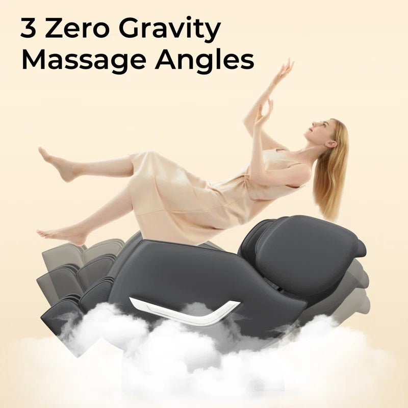 2024 New Heated Massage Chair with Zero Gravity, Full Body Airbags, 6 Auto Modes, 8 Massage Rollers